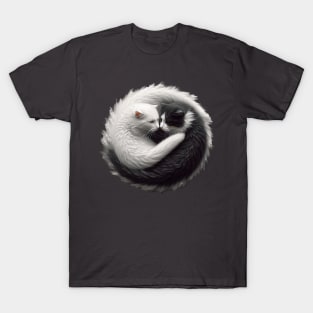 Cats Yin and Yang T-Shirt